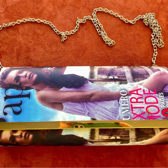 Chic Paparazzi FASHION MAGAZINE Convertible Shoulder Bag PURSE - Picture 3 of 7